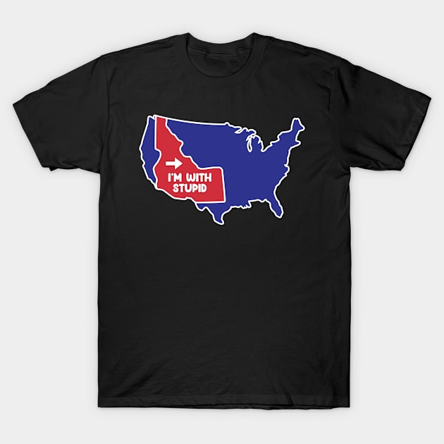 Idaho State US Design for patriotic Idahoans T-Shirt by c1337s